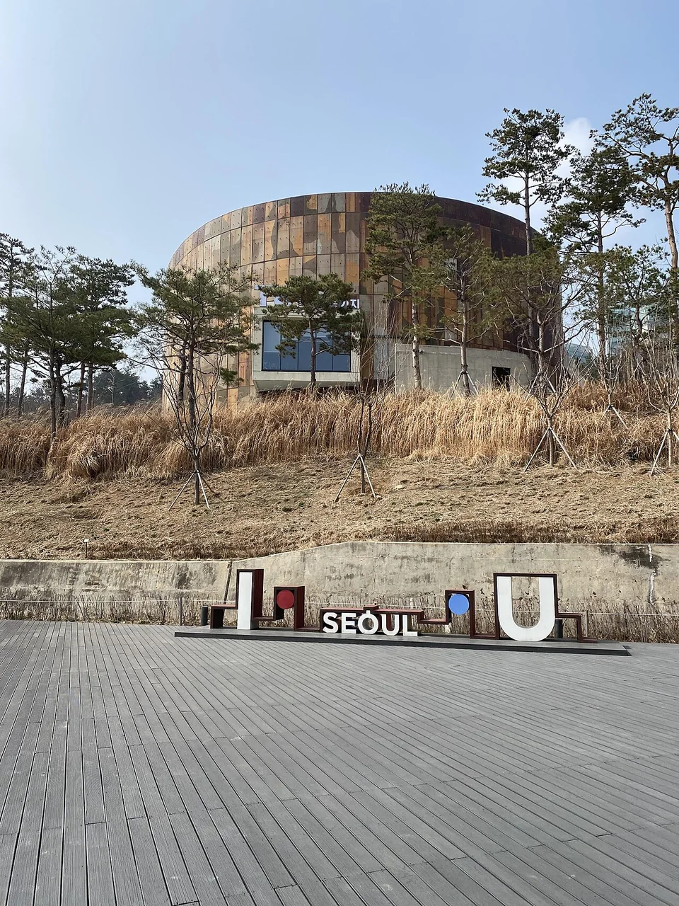 문화비축기지의 실제 탱크 공간