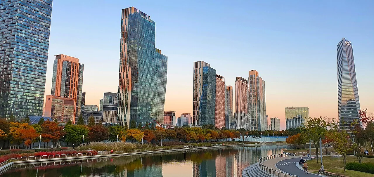 송도 센트럴파크 실제 전경 사진